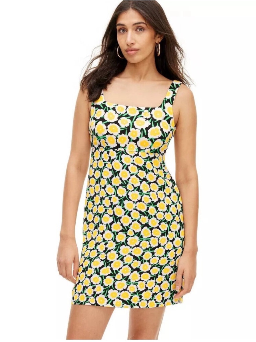 DVF x Target Yellow Poppy Mini Sun Dress Diane von Furstenberg Size 2